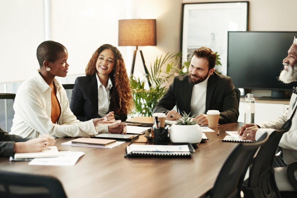 teamwork feedback and business people in meeting 2026 01 09 11 40 02 utc